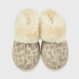 Stars Above Women's Chandra Slide Slippers Color Leopard Brown